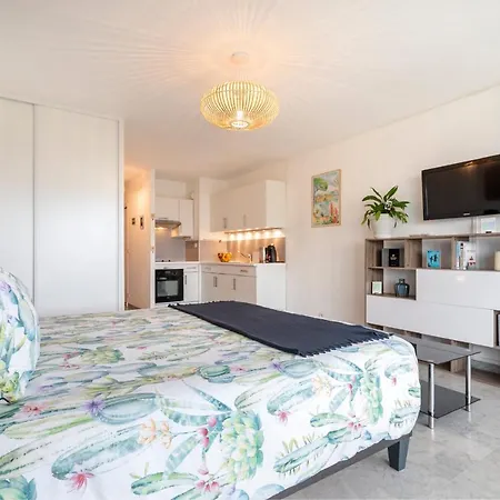 Appartement Joli Grand Terrasse Lit 180x200 Vue 10min Plages Juan-les-Pins